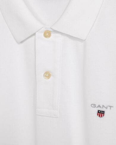 Gant White Original Pique Polo 100% Cotton