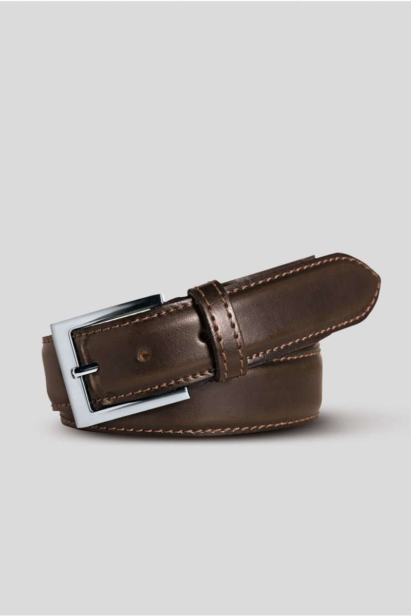 Meyer Brown Leather Belt