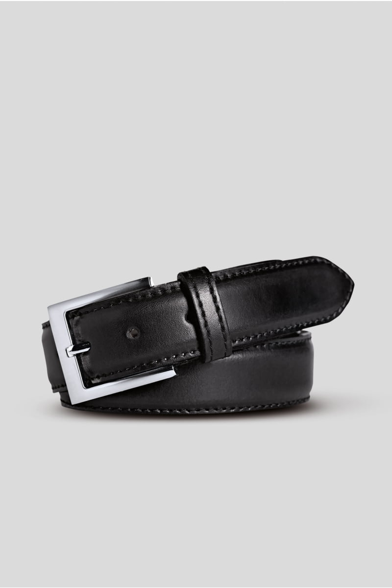 Meyer Black Leather Belt